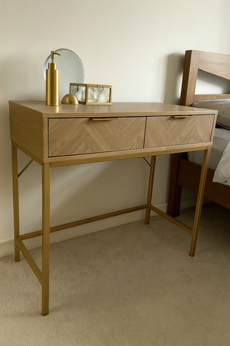 Herringbone dressing table - herringbone,