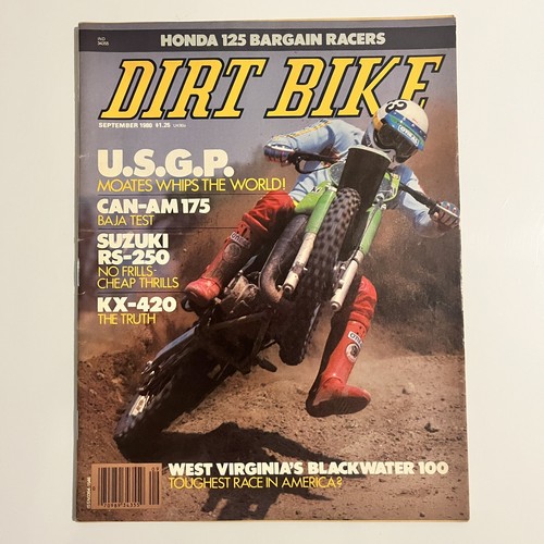 Dirt bike magazine sept 1980 - dirt,