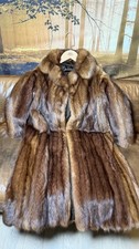 Rich Sable Real Fur Coat UK