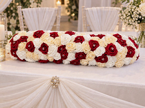 Burgundy champagne white - &,