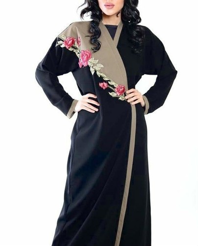Black embroidery dubai - black,