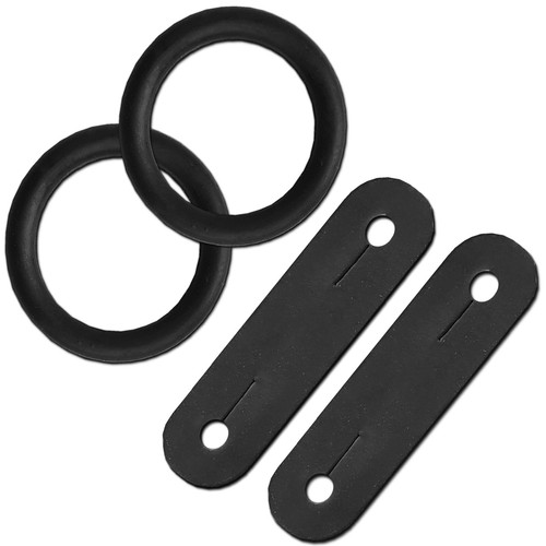 Peacock stirrups rubber - stirrups, rings