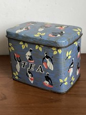vintage twinings tea tin 1950s