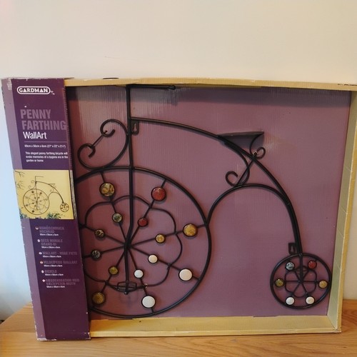 Penny farthing bicycle wall - penny,