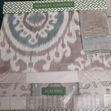 Manuel Canovas Luxury Fabric Sample Book. Madina.