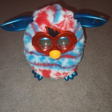 Furby Boom Festive Sweater Edition Hasbro 2012 Red White & Blue Not Working