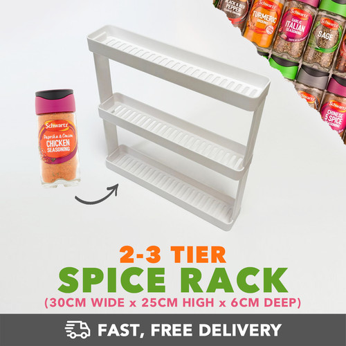 Tier spice rack jar holder - jar,