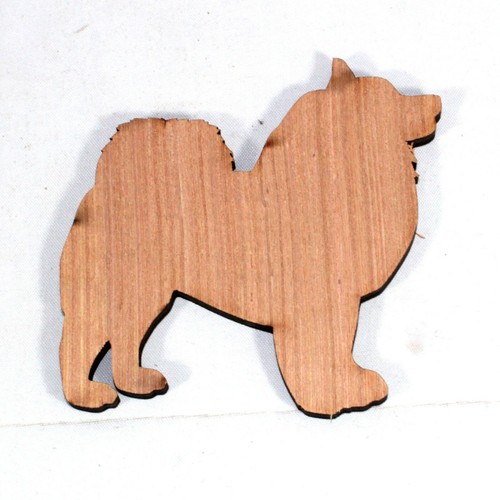 Craft wood samoyed - samoyed, dog
