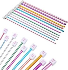 Tunisian Afghan Aluminium Crochet Hook Set or Singles 2mm - 8mm