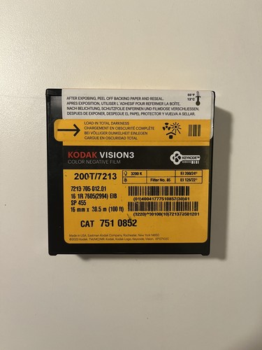 Kodak vision 200t 7213 16mm - kodak,