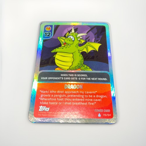 Topps disney club penguin - disney, card