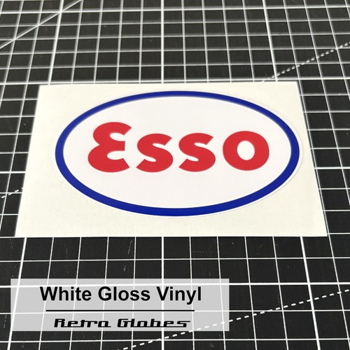 Esso printed vinyl sticker - esso,