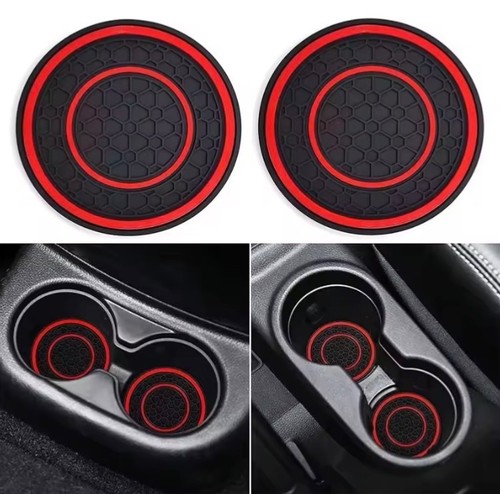 Car cup holder coasters - 2x,