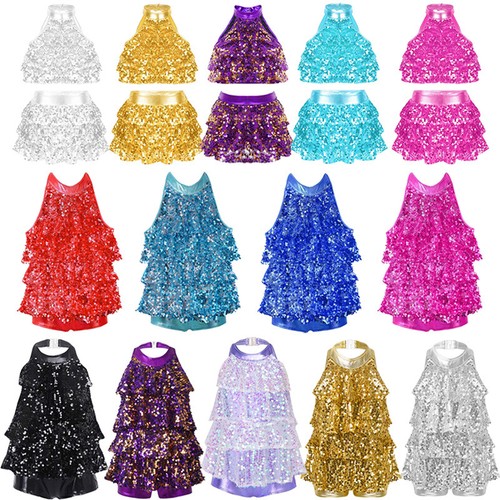 Girls sequins costume - girls,