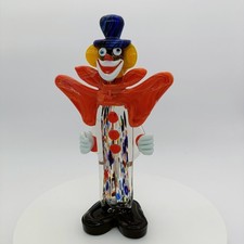 Vintage Murano Hand blown Glass Circus Clown Excellent Condition