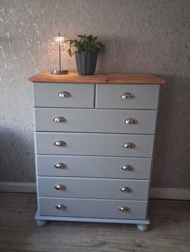 Chest pine tallboy drawers - chest,