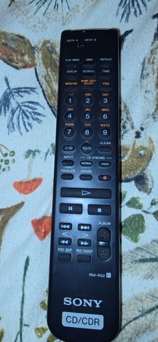 Sony r52 genuine remote - genuine,