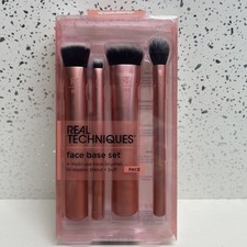 REAL TECHNIQUES Flawless Base Complexion Ultimate 4 Piece Makeup Brush Set - New