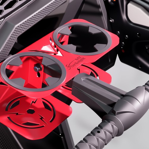 Rzr cup holder - holder, for