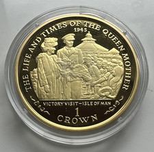 ISLE of MAN 2000 GOLD ON 925