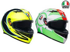 AGV K3 Motorcycle Crash Helmet Full Face Sports Rossi Replica Graphic ECE 22.06