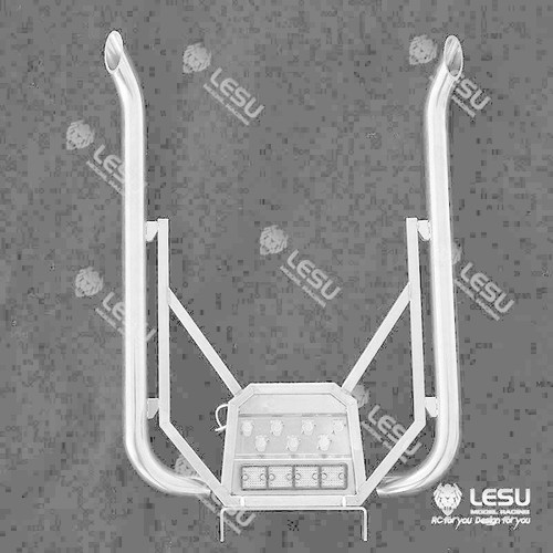 Lesu metal exhaust - pipe, rc