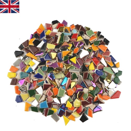 Vibrant mixed color mosaic - mixed,