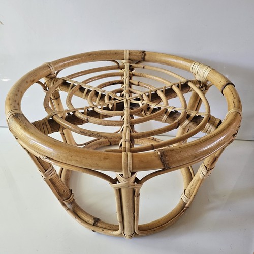 Mcm vintage round - vintage, bamboo