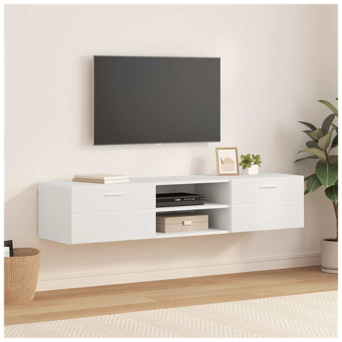 Cabinet white engineered wood - cabinet,