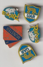 RUGBY Matchday Enamel Pin Badges  Collection Joblot  x 5 FREE POST UK
