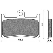 BRAKE PADS ONE REF FD0190