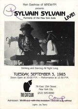 Sylvain Sylvain 1985 Cat Club