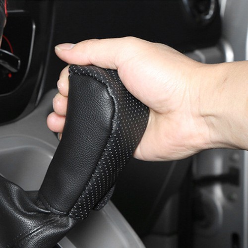 Black car gear hand shift - shift, knob