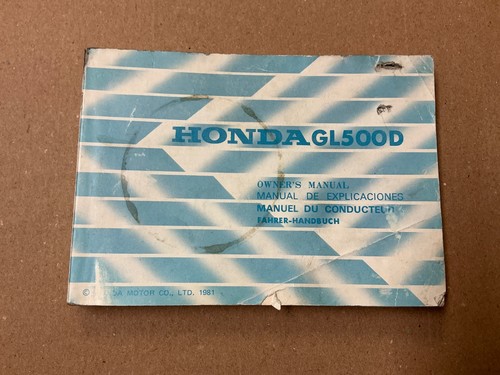 Genuine honda 1981 gl500 - 1981,