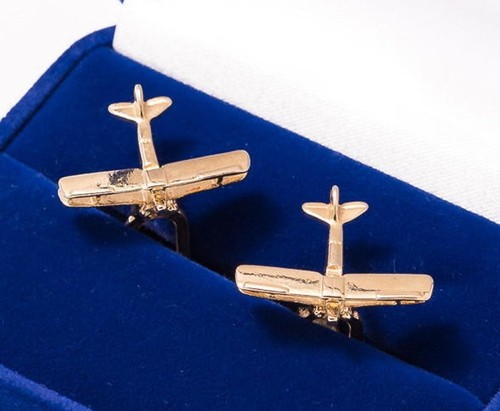 Tiger moth gold plated - tiger,