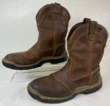 Wolverine Durations Flex W220038 Brown Waterproof Leather Boots Size 9.5 EW
