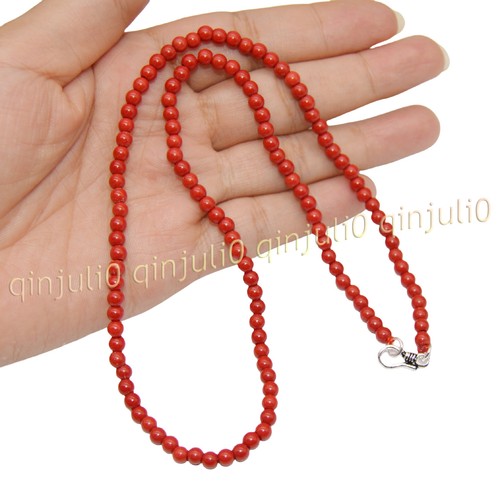 4mm genuine natural - natural, coral