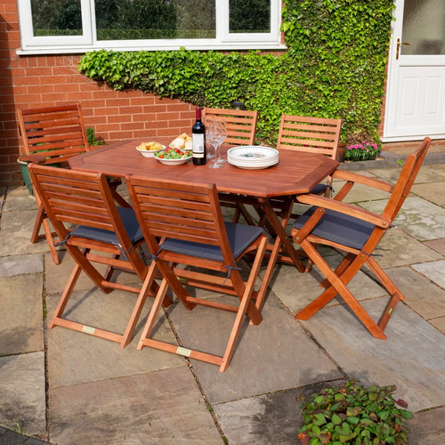 Piece wooden garden - 7, dining