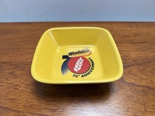 Weetabix 70th Anniversary Square Yellow Cereal Breakfast Bowl