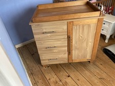 Wooden Baby Changing Unit with