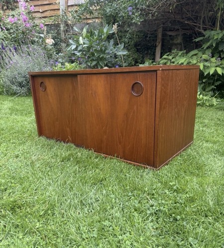 Mid century teak record - teak,