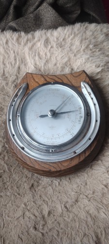 Vintage horseshoe barometer - vintage,