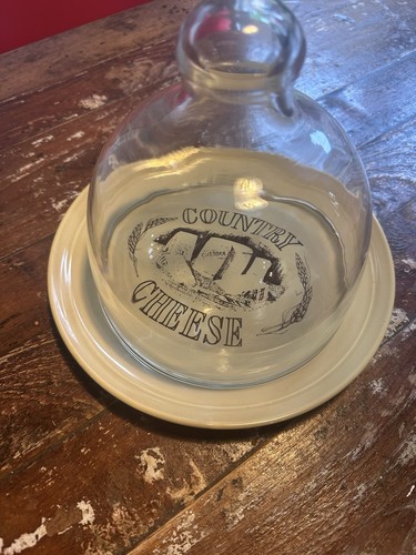 Cheese platter with domed - with,