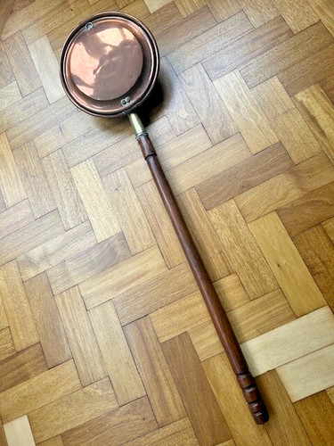 Antique copper bedpan bed - copper,