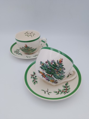 Spode christmas tree cups - 2,