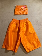 Retro Knee Length Nylon silky shiny gym / football / workout shorts XL Glanz