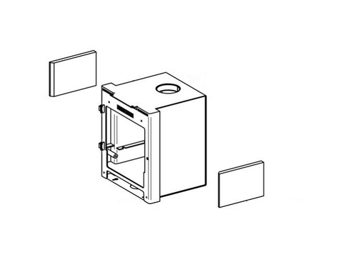 Side fire brick to - side,