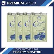 4x Comma 20w50 Premium Vintage Classic Motor Oil CLA20505L Mineral Engine Oil 5L