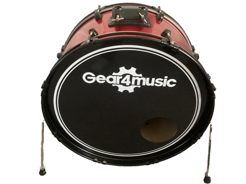 Bass drum 10 red - bass, /10”