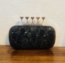 GIANNI BINI Black Glitter Mini